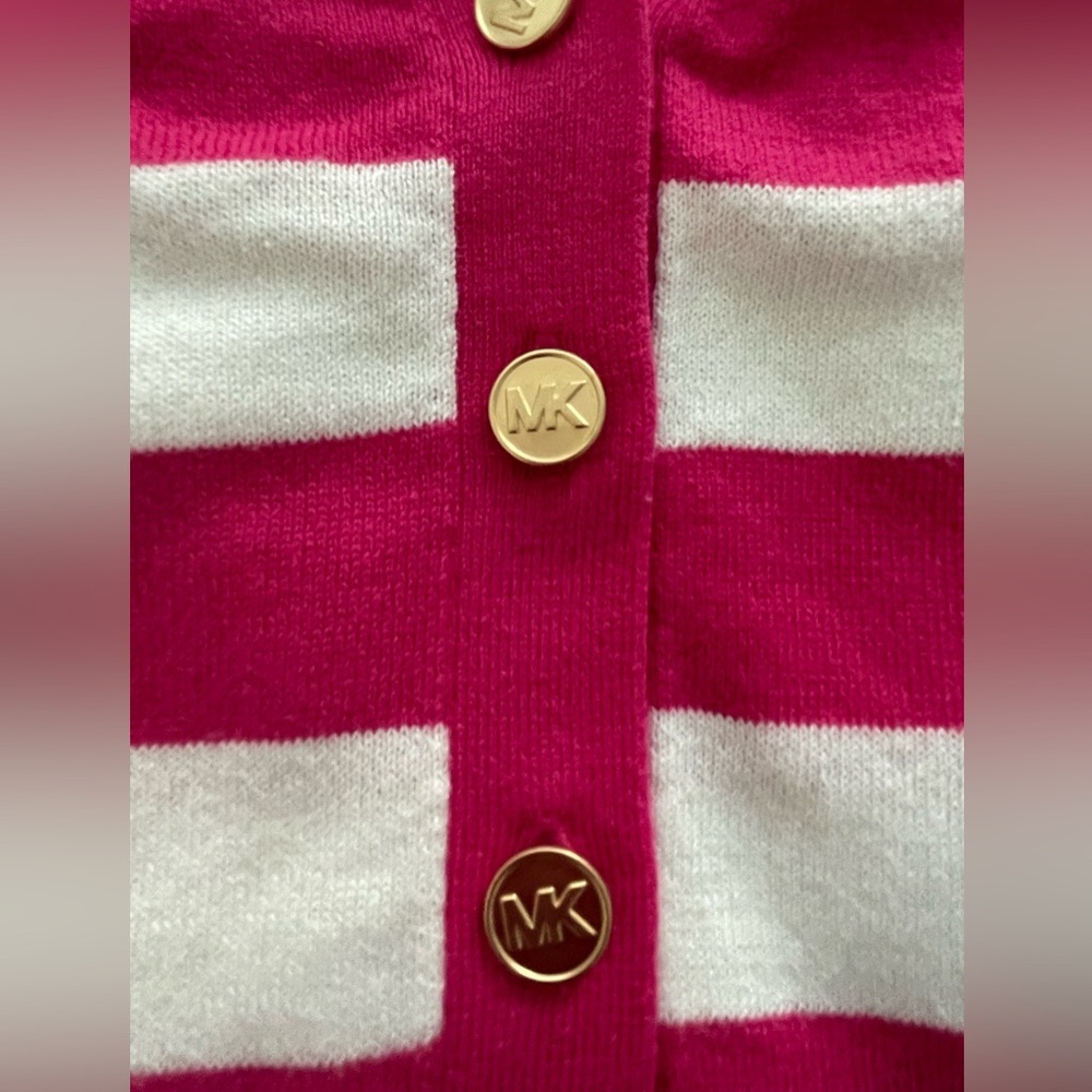 Michael Kors Cropped Cardigan Size M NWT - Picture 6 of 7
